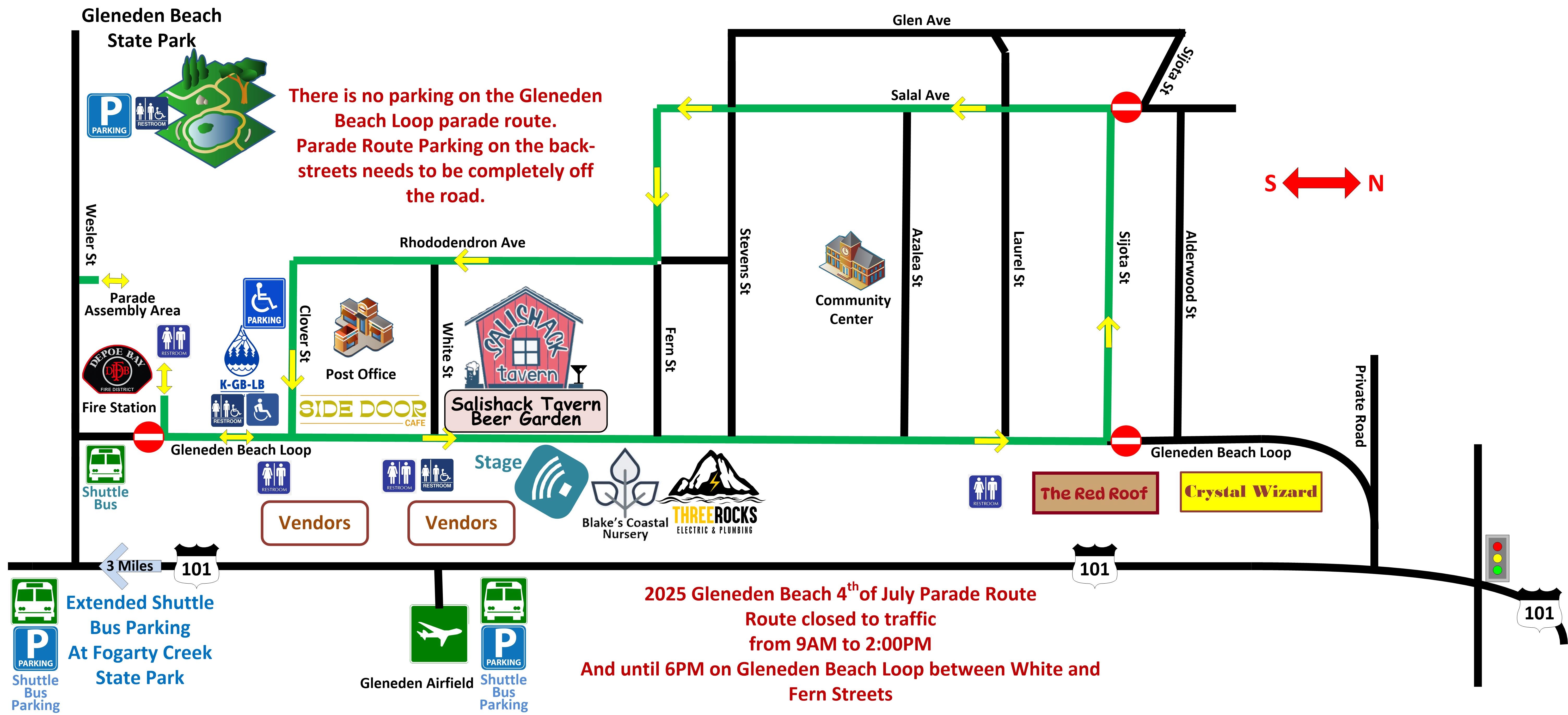 2025 Parade Map